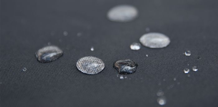 Black 3m Aluminium Umbrella with Cover - Timber-Look Frame