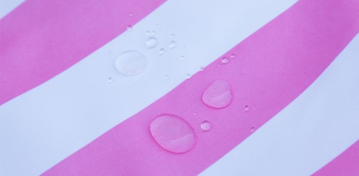 3m Replacement Bamboo Umbrella Canopy & Cover - Pink/White