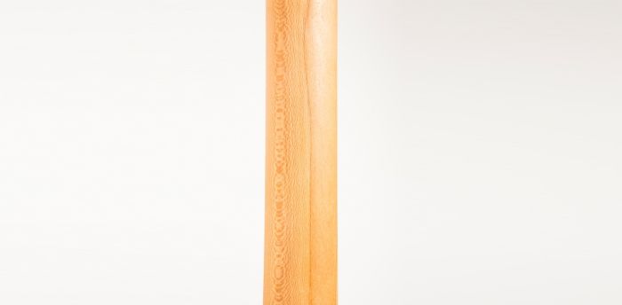 Peninsula 3m Bamboo Umbrella with Cover - Grey & White Stripe