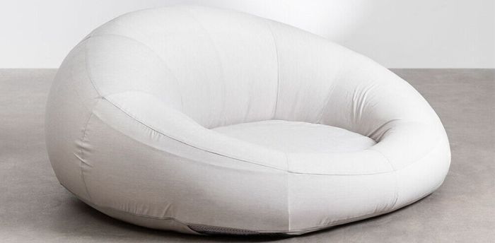 Inflatable Round Day Bed - Beige
