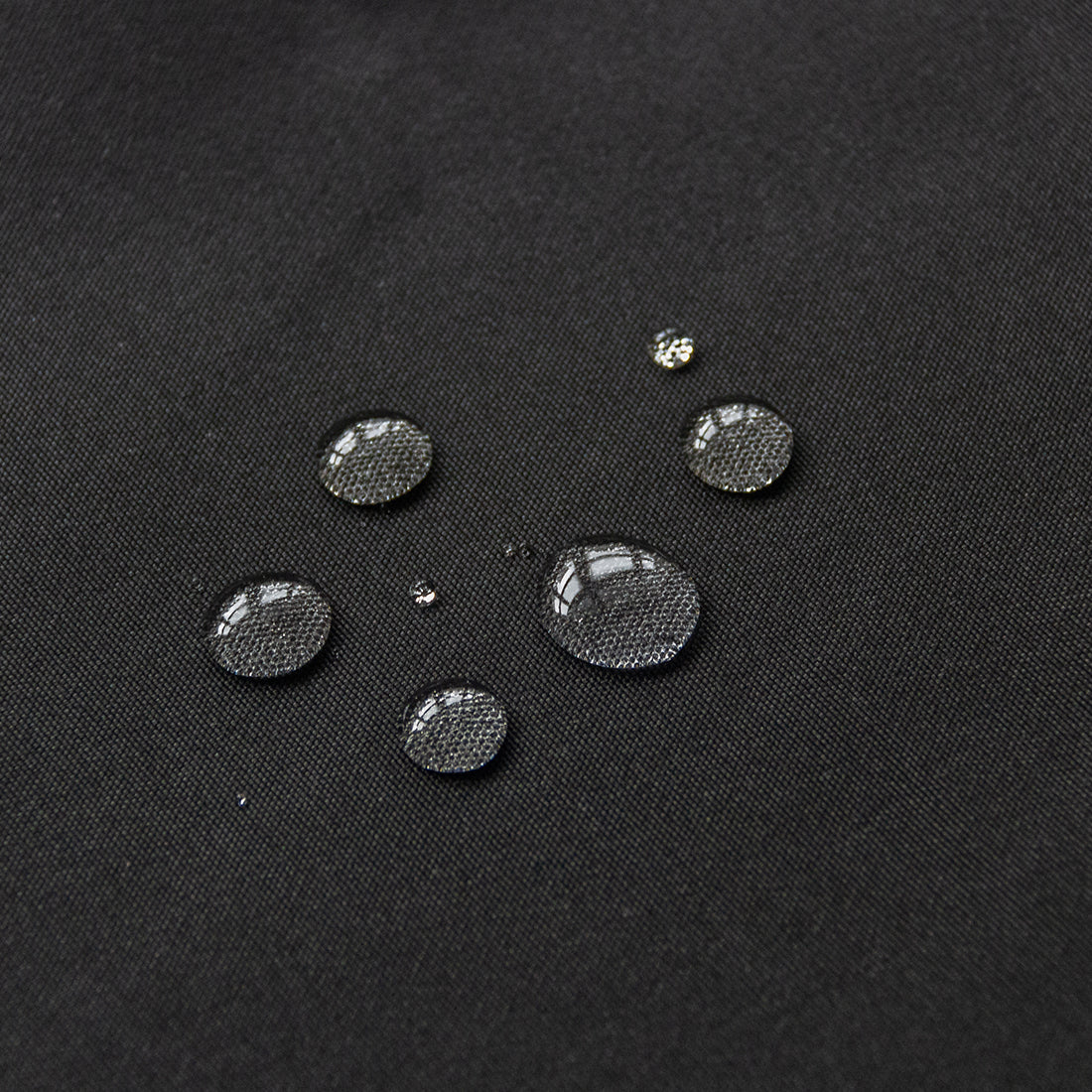 Midnight 3m Aluminium Umbrella with Scallop Edge and Cover - Black with White Trim