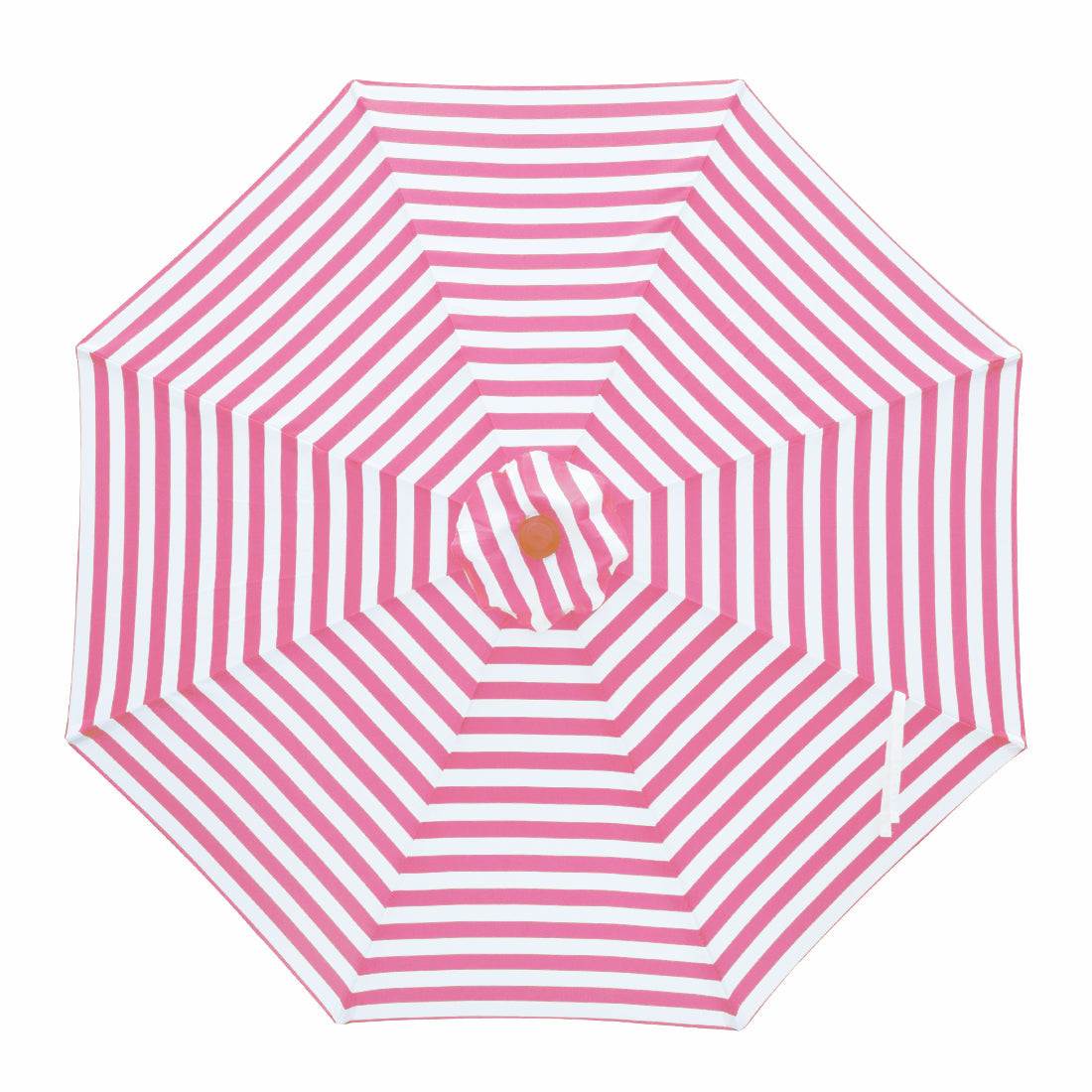 Flamingo- Pink and white stripe-3m octagonal umbrella with cover - Billy Fresh
