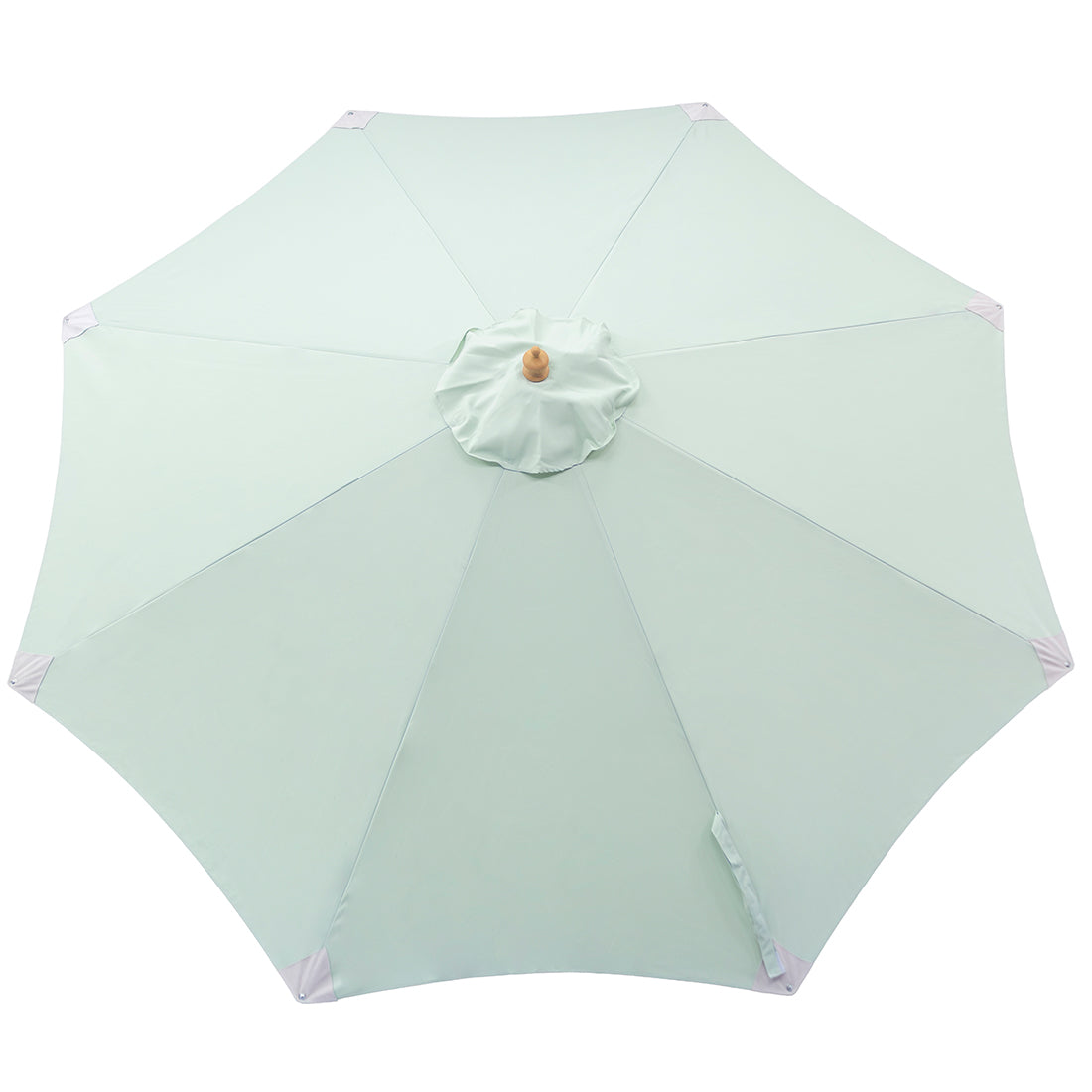 3m Deluxe Bamboo Umbrella with Cover - Sage