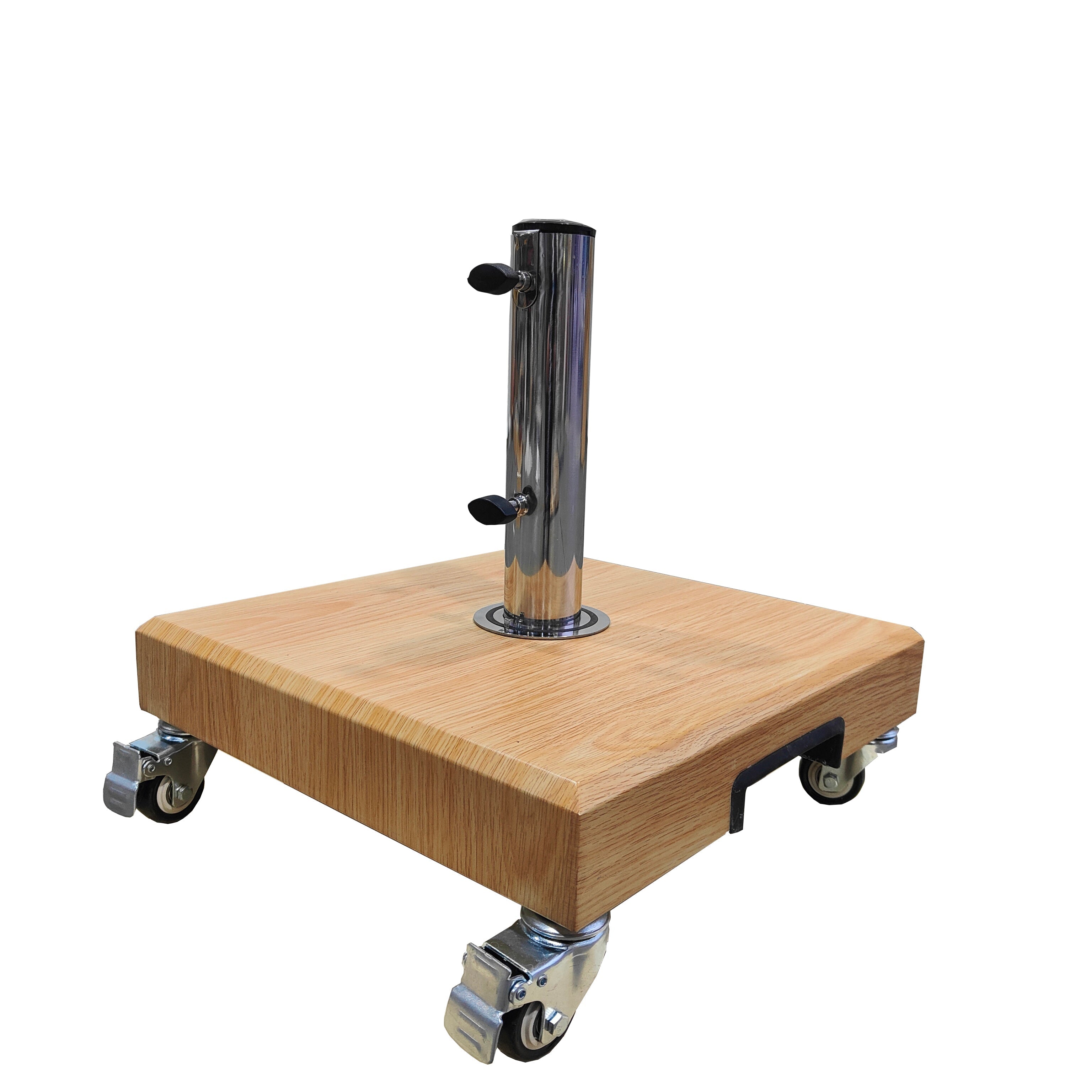 25kg Aluminium Umbrella Base - Timber-Look