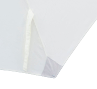 3m Deluxe Bamboo Umbrella with Cover - Cream