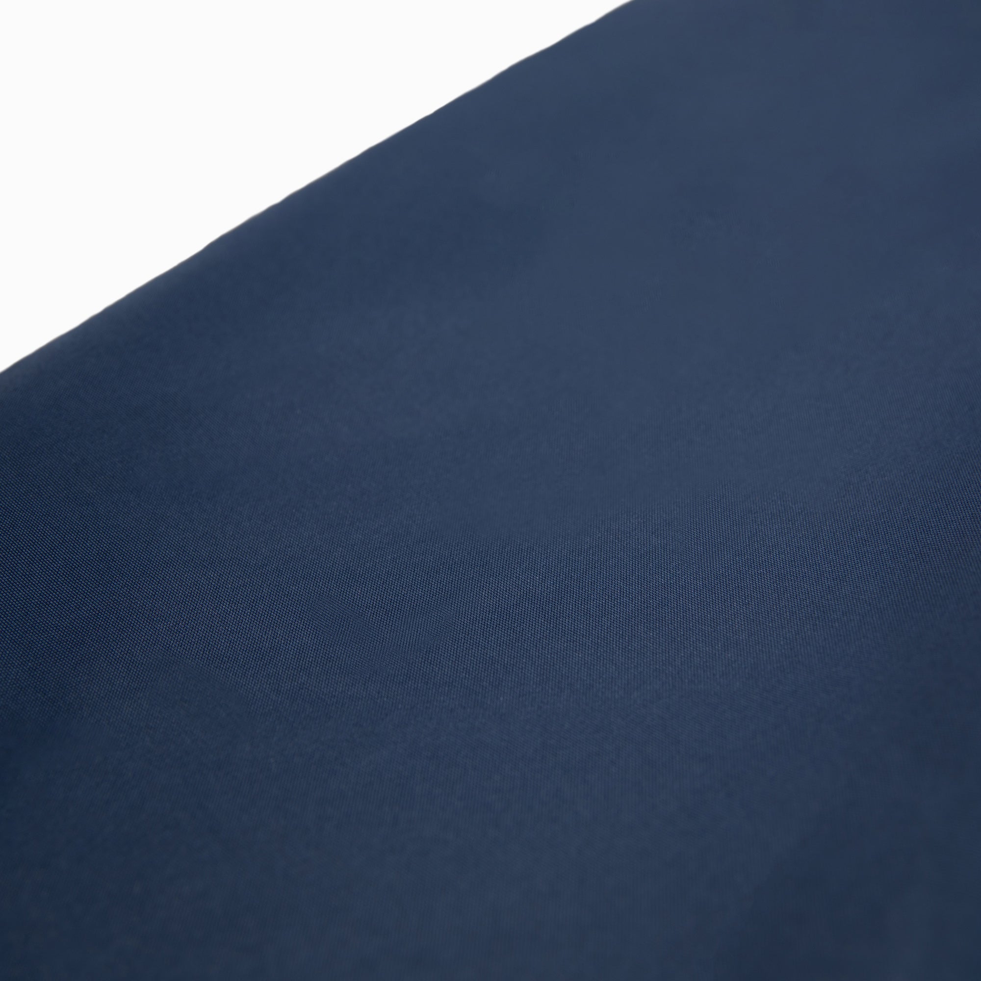 Navy 2m Aluminium Umbrella with Cover - Timber-Look Frame