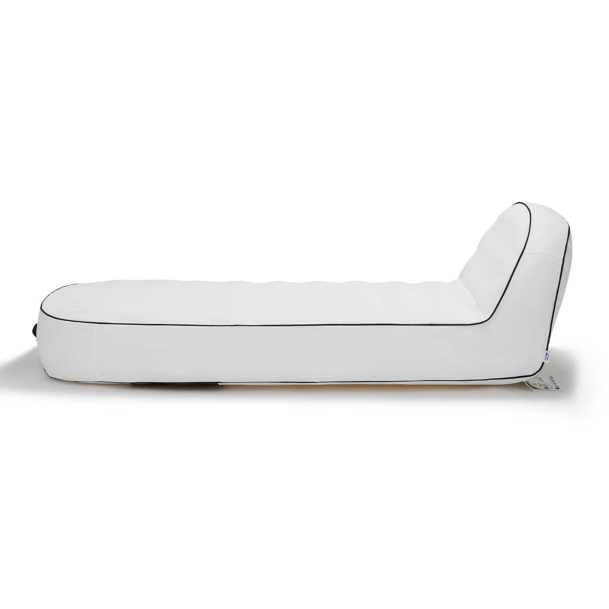 Sierra Inflatable Daybed - White with Black Trim
