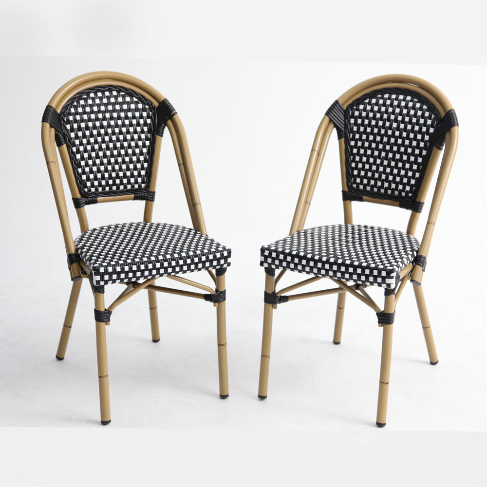Parisian wicker chair set of 2 - Billy Fresh