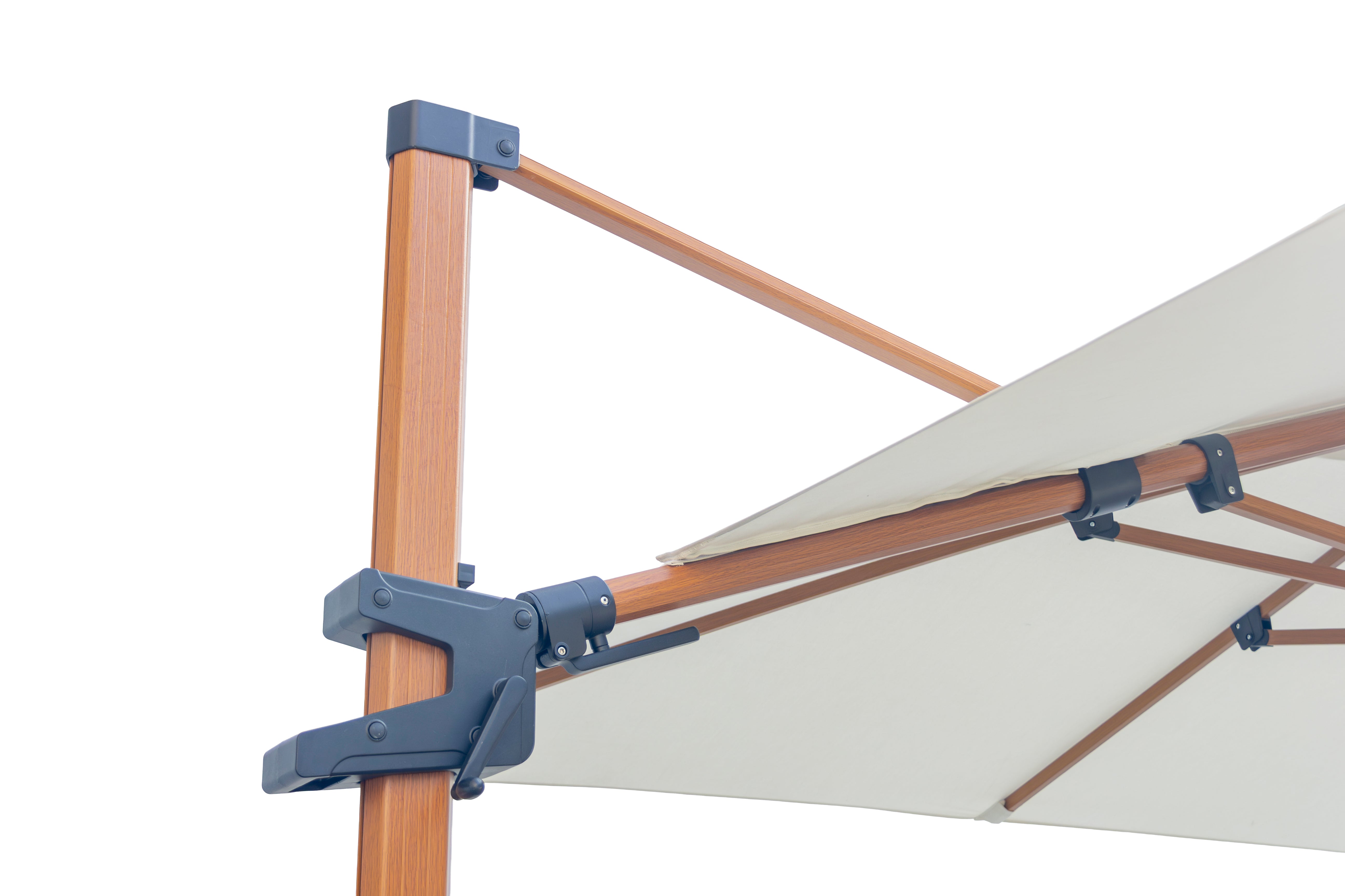 Roma 3mt x 3 mt Canteliever umbrella with base and cover