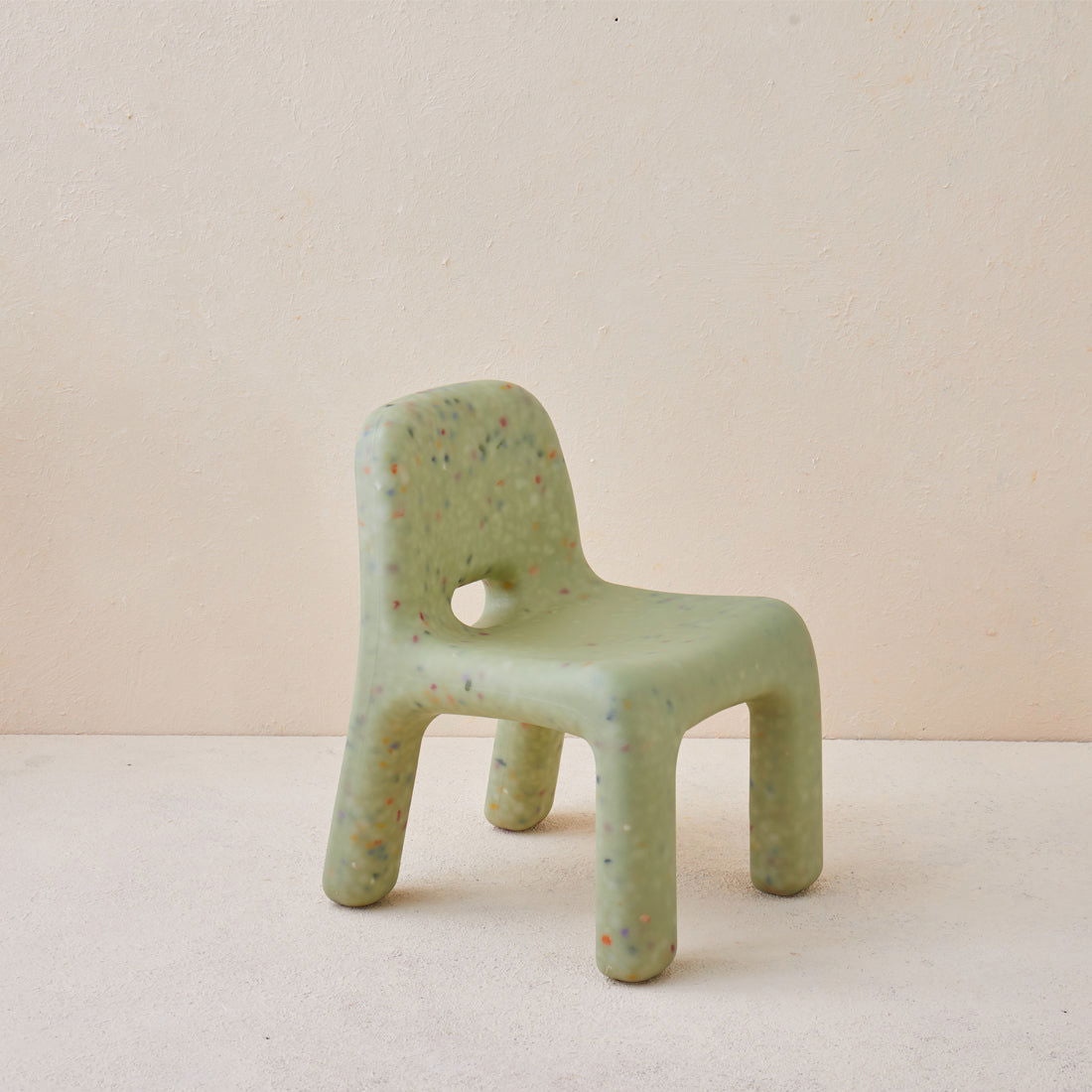 Odie Kids 3pc Table and Chair Set - Green Sprinkle - Odie Home