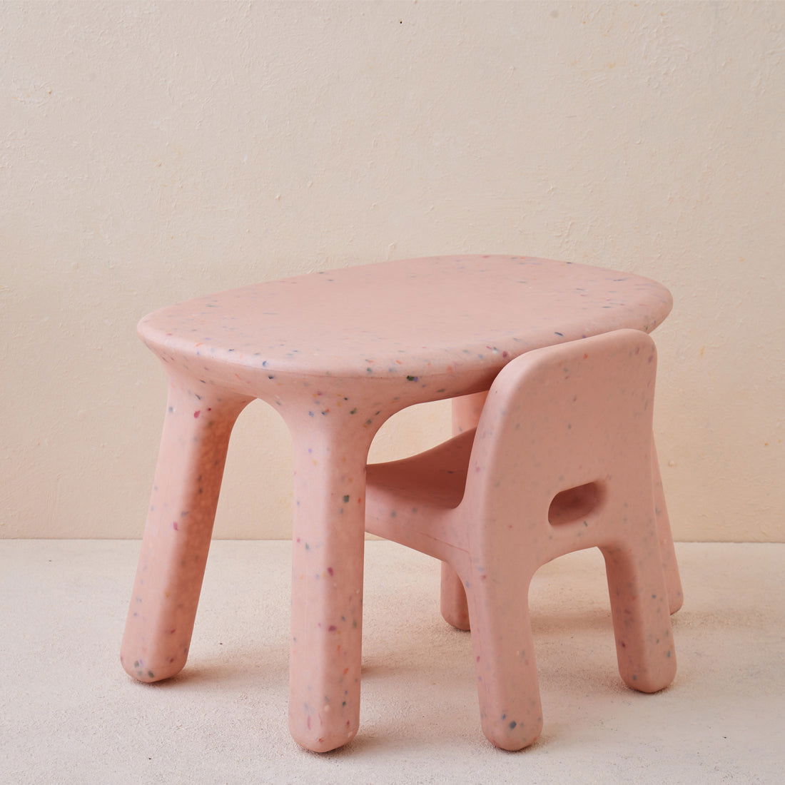 Odie Kids 3pc Table and Chair Set - Pink Sprinkle - Odie Home