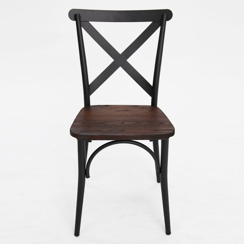 Crossback Elm Chair x2