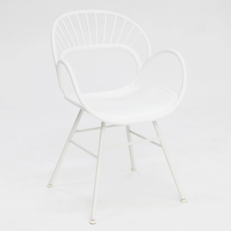 Fantail Chair White x4