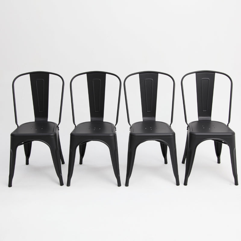 Paris Tolix Chair Black x4