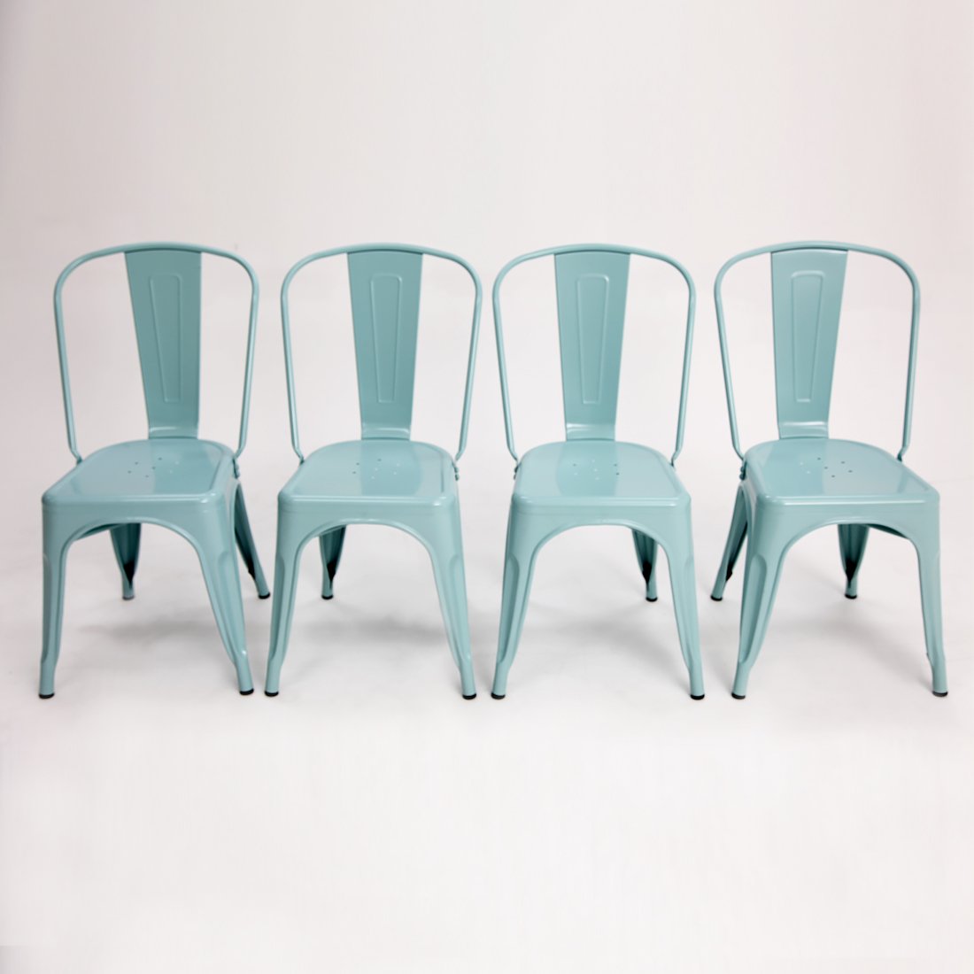 Paris Tolix Chair Mint x4 - Billy Fresh