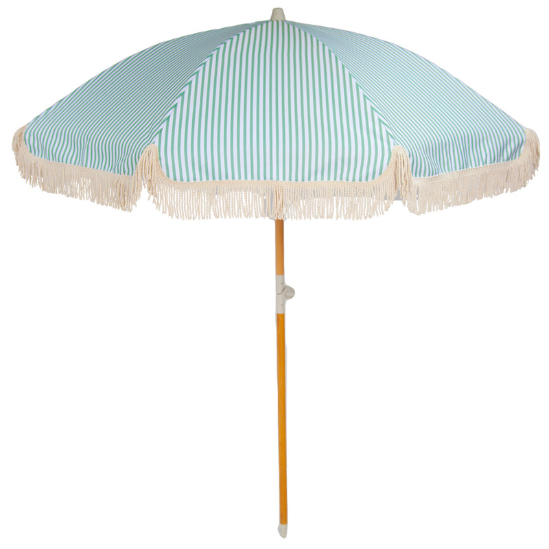 Sage green Vintage beach umbrella