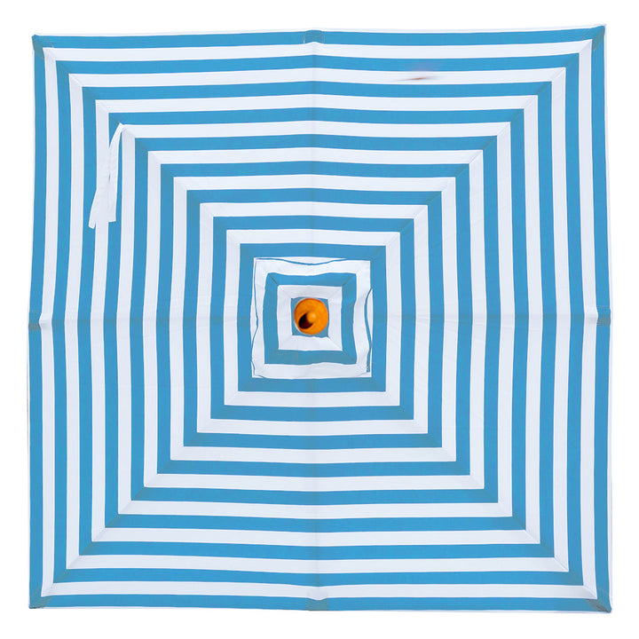Daydream blue and white stripe-2m square  umbrella with cover - Billy Fresh