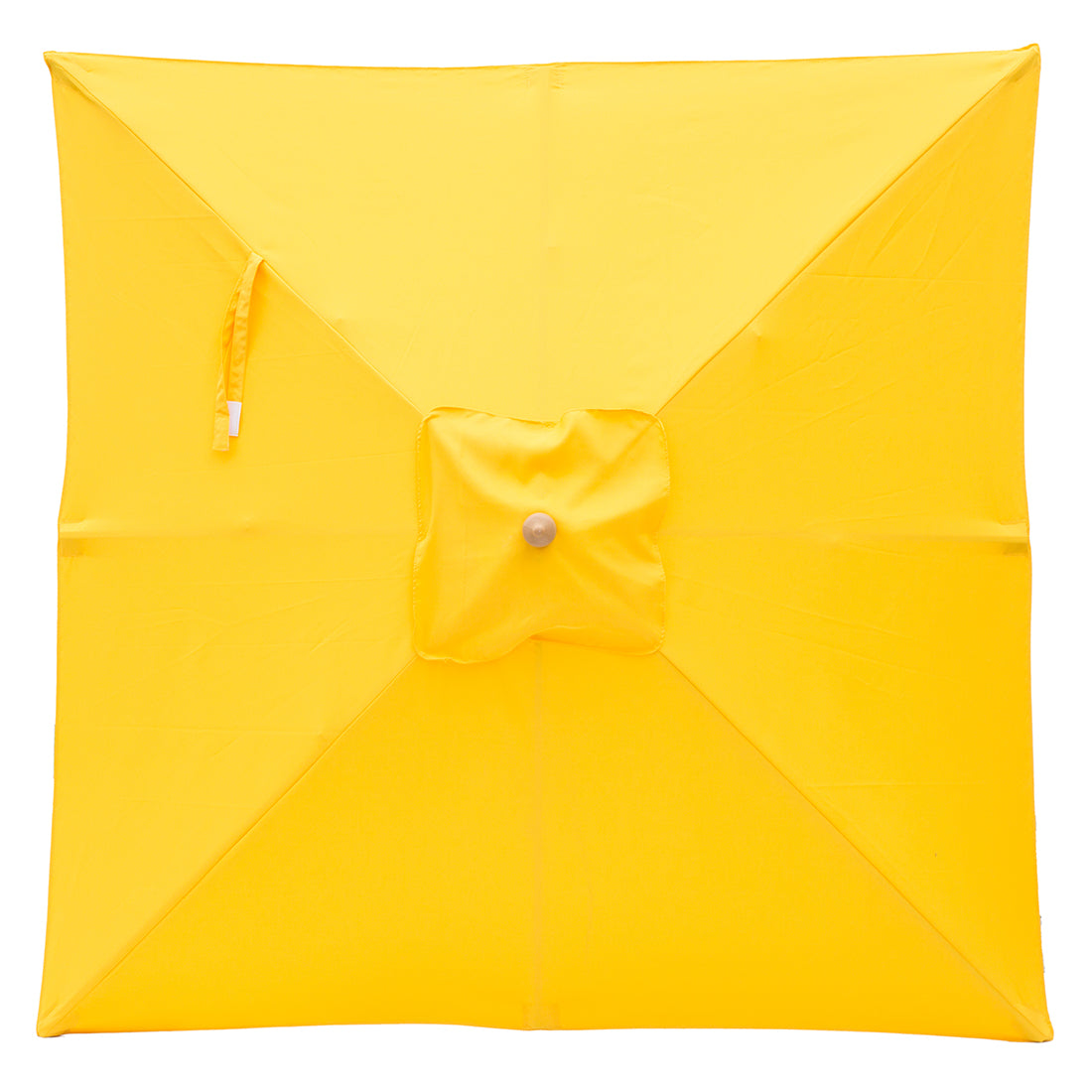 Yellow 2m square market umbrella with cover - Billy Fresh