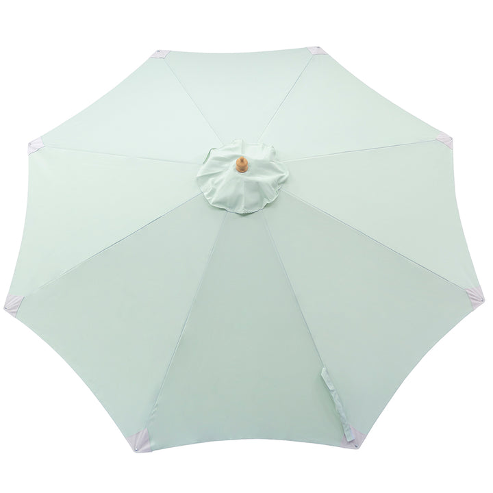 3m Deluxe Bamboo Umbrella with Cover - Sage