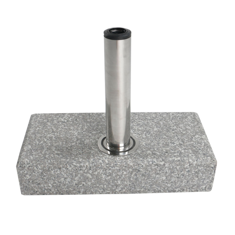 25kg granite half umbrella base rectangle