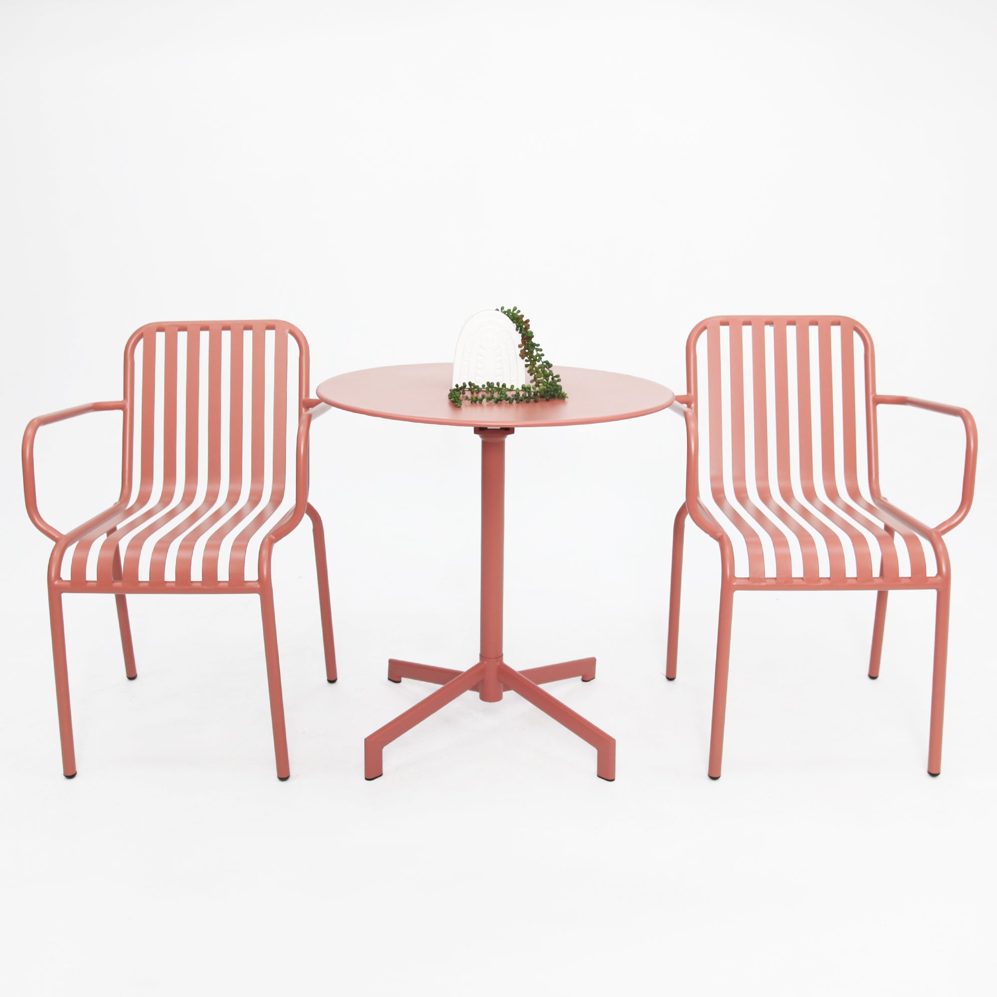 Bistro 3 piece cafe set -Peach