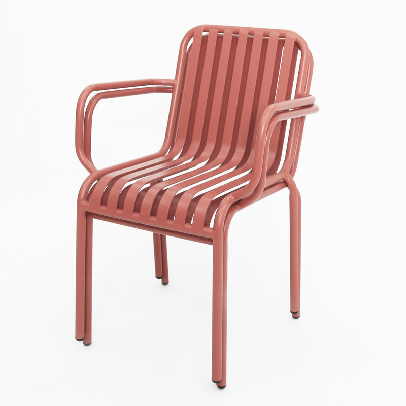 Bistro cafe chairs x 2-Peach