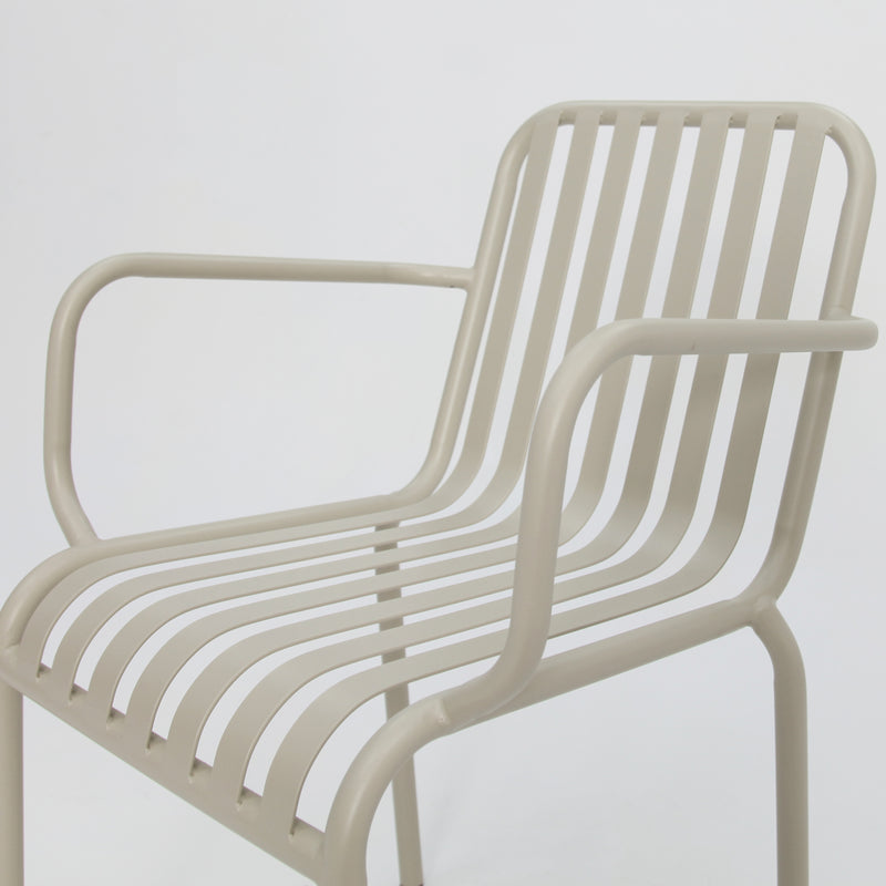 Bistro cafe chairs x 2-Beige