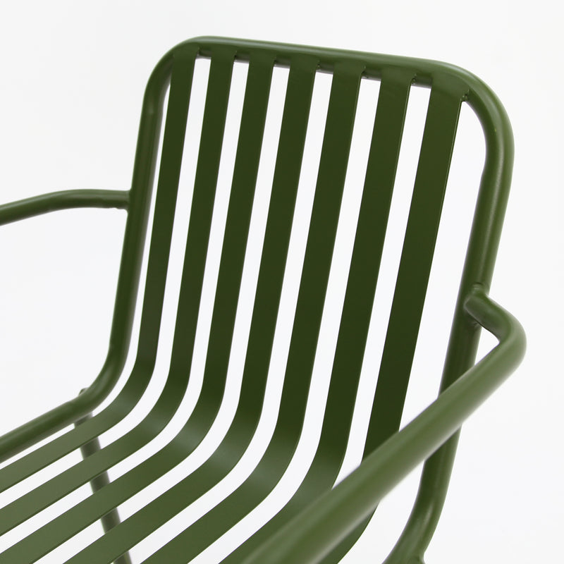 Bistro cafe chairs x 2-Green