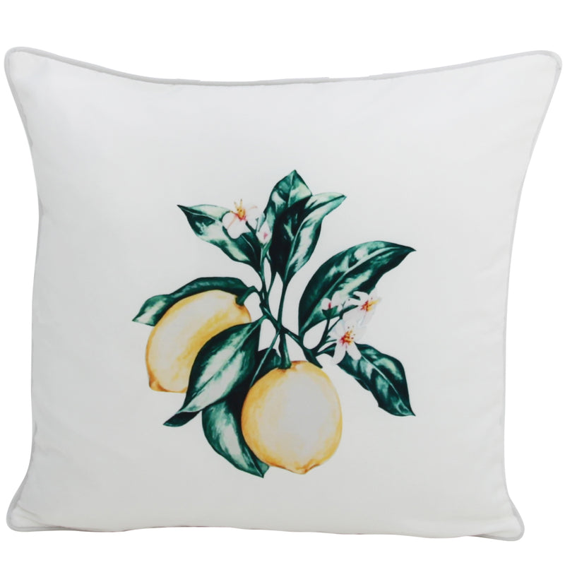 Citrus White outdoor cushion