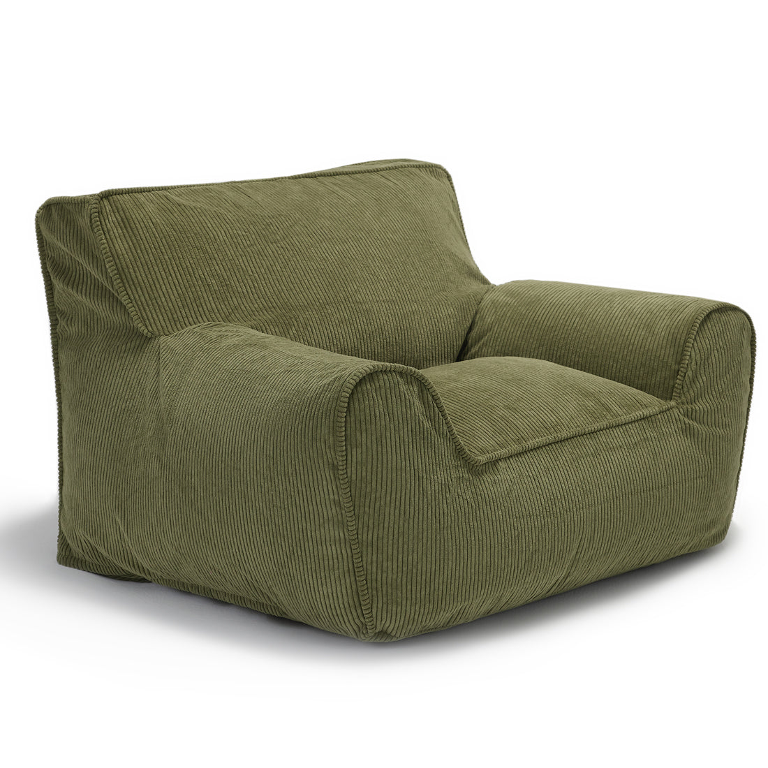 Kinda Kids beanbag chair-Olive