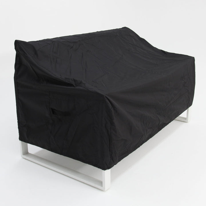 2-Seater Lounge Outdoor Cover - Black - Billy Fresh