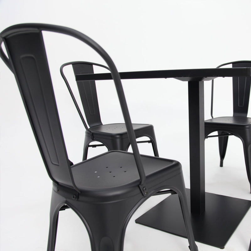 Paris Cannes 5pc Dining Setting - Black
