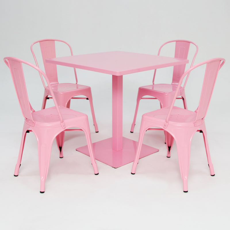 Paris Cannes 5pc Dining Setting - Pink