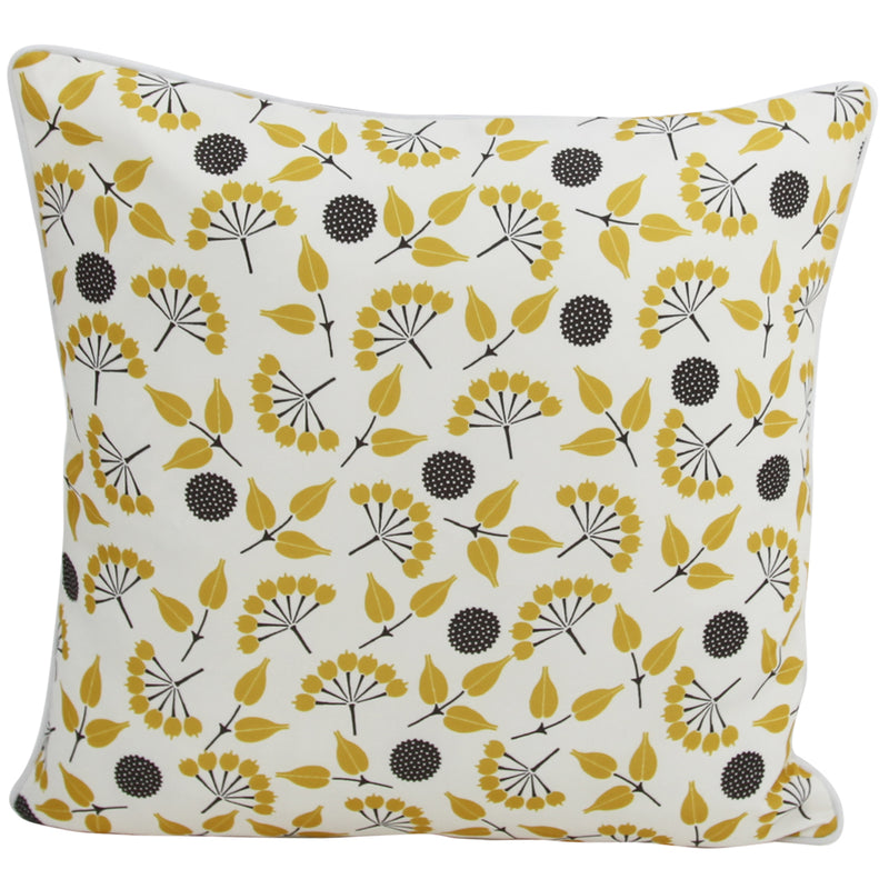 Popcorn yellow outdoor cushion