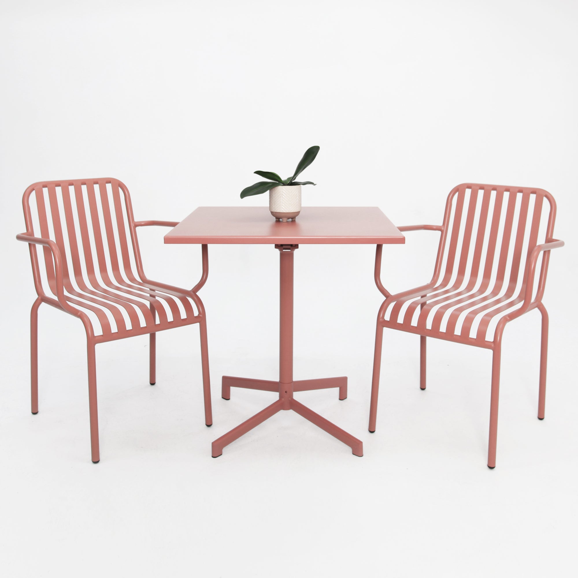 Regent 3 piece cafe set -Peach