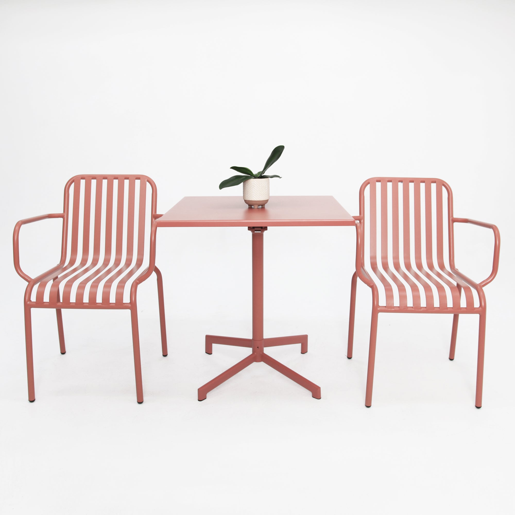 Regent 3 piece cafe set -Peach