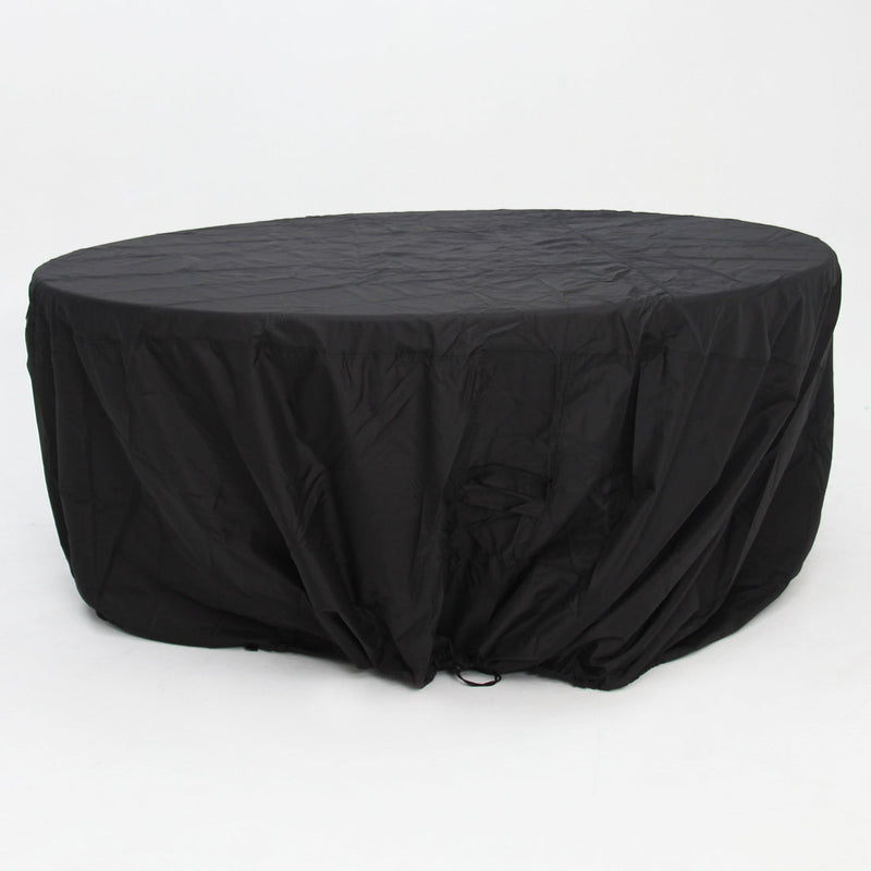 Round Outdoor Cover for Round Dining Setting - Black - Billy Fresh