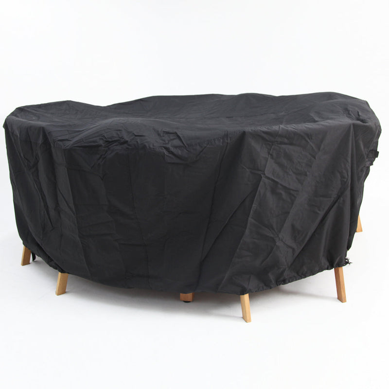 Round Outdoor Cover for Round Dining Setting - Black - Billy Fresh
