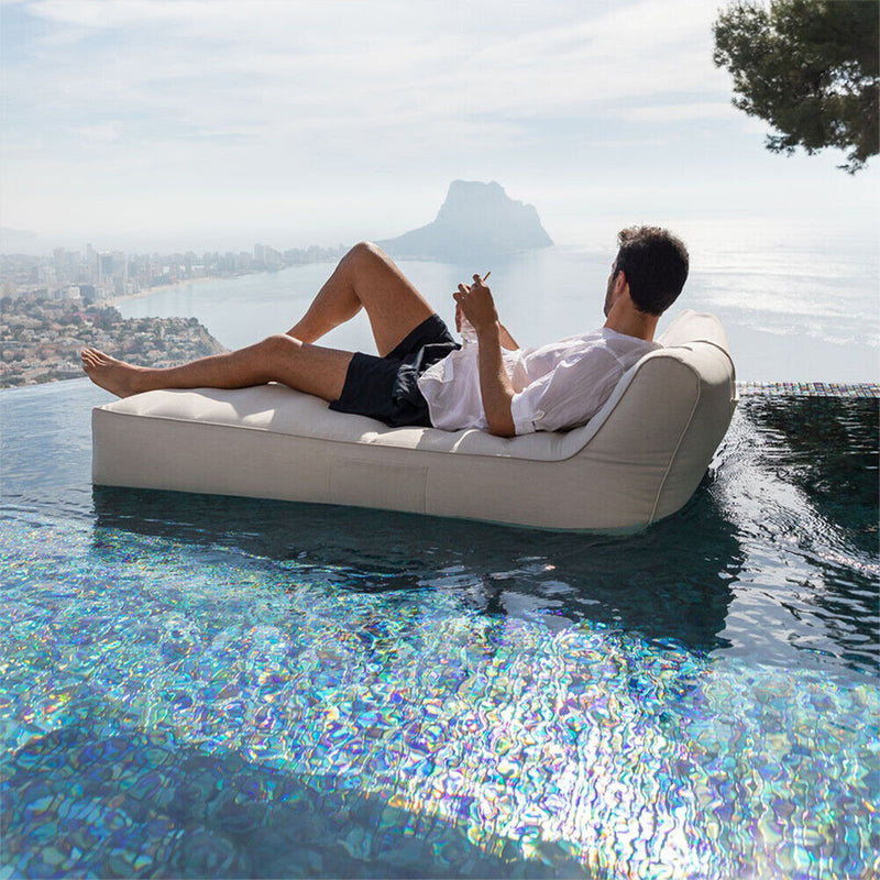 Inflatable Pool Lounger - Beige