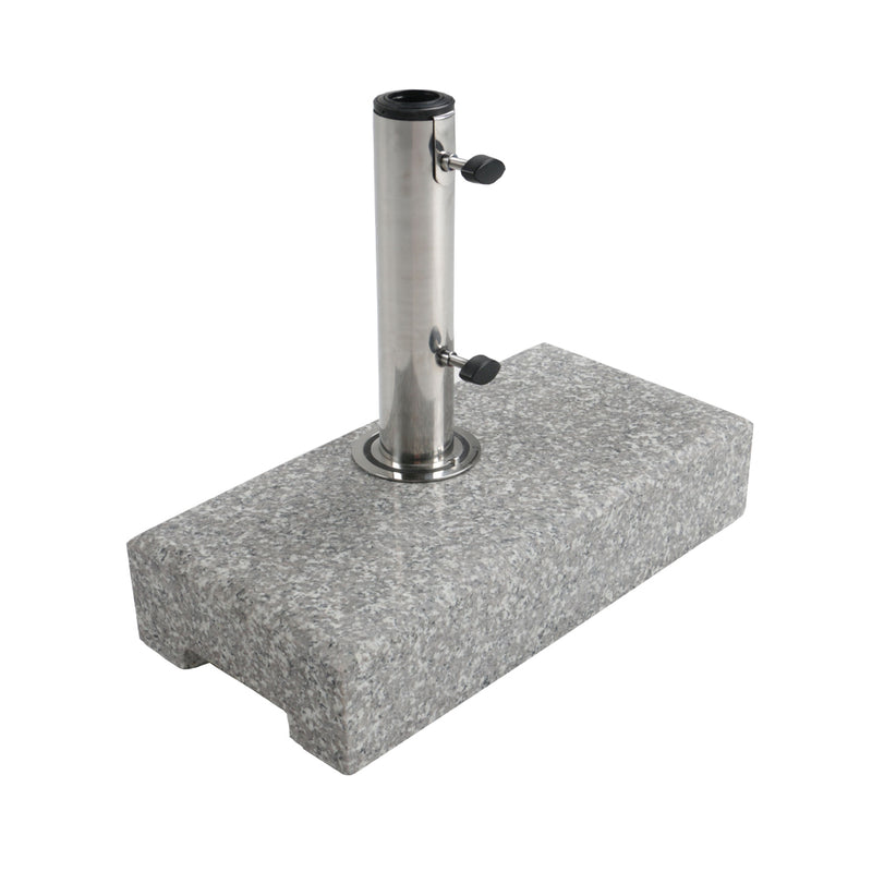 25kg granite half umbrella base rectangle