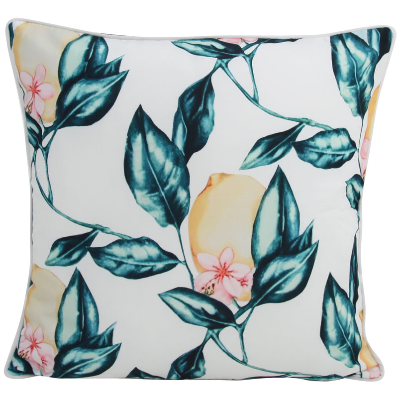 Wild lemon White outdoor cushion