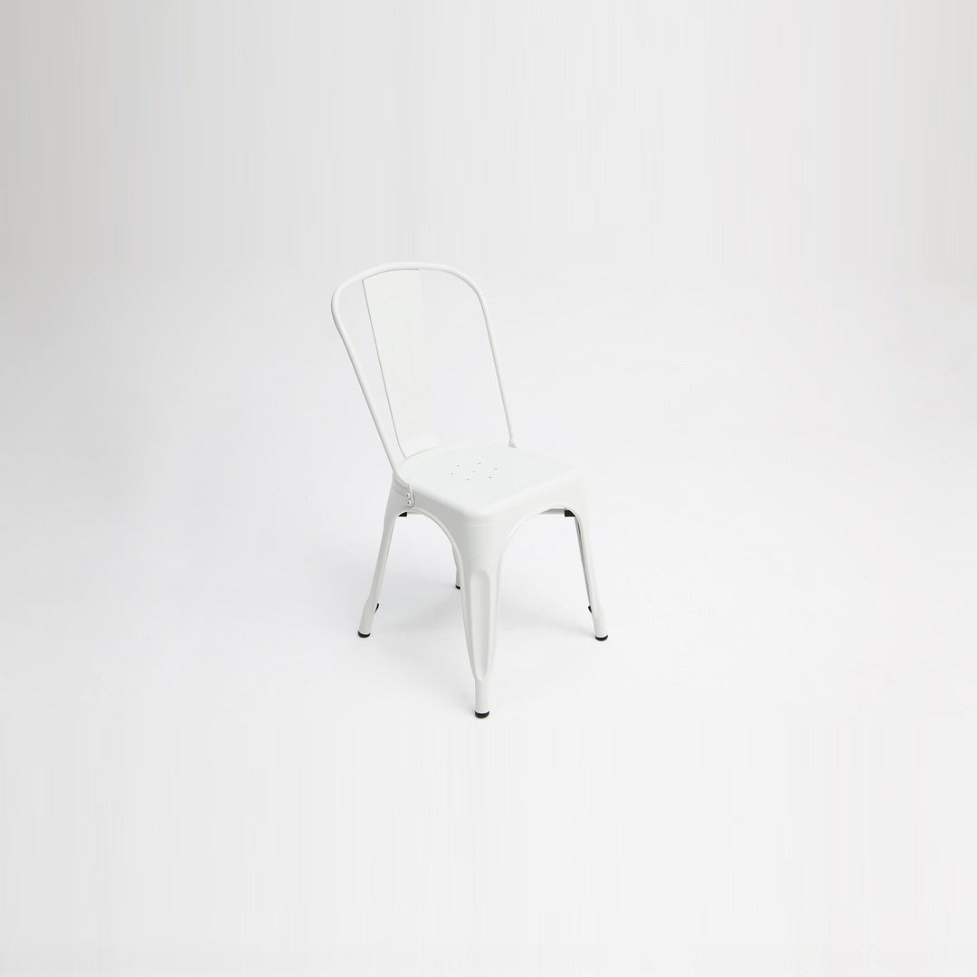 Paris Tolix Chair White x4