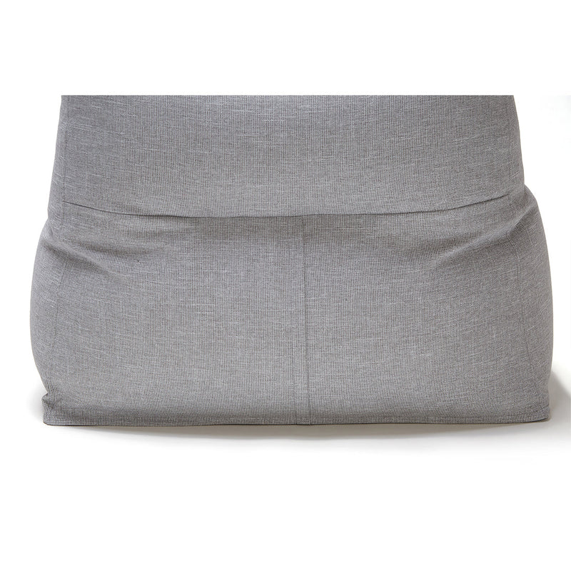 Superior Outdoor Beanbag Lounger and  Ottoman-light grey