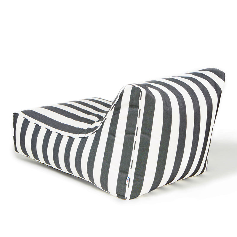 Chill Out Outdoor Beanbag Black and White Stripe