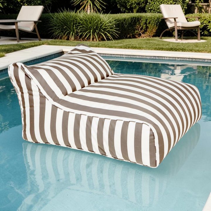 Driftaway Double Floating beanbag-Taupe/white