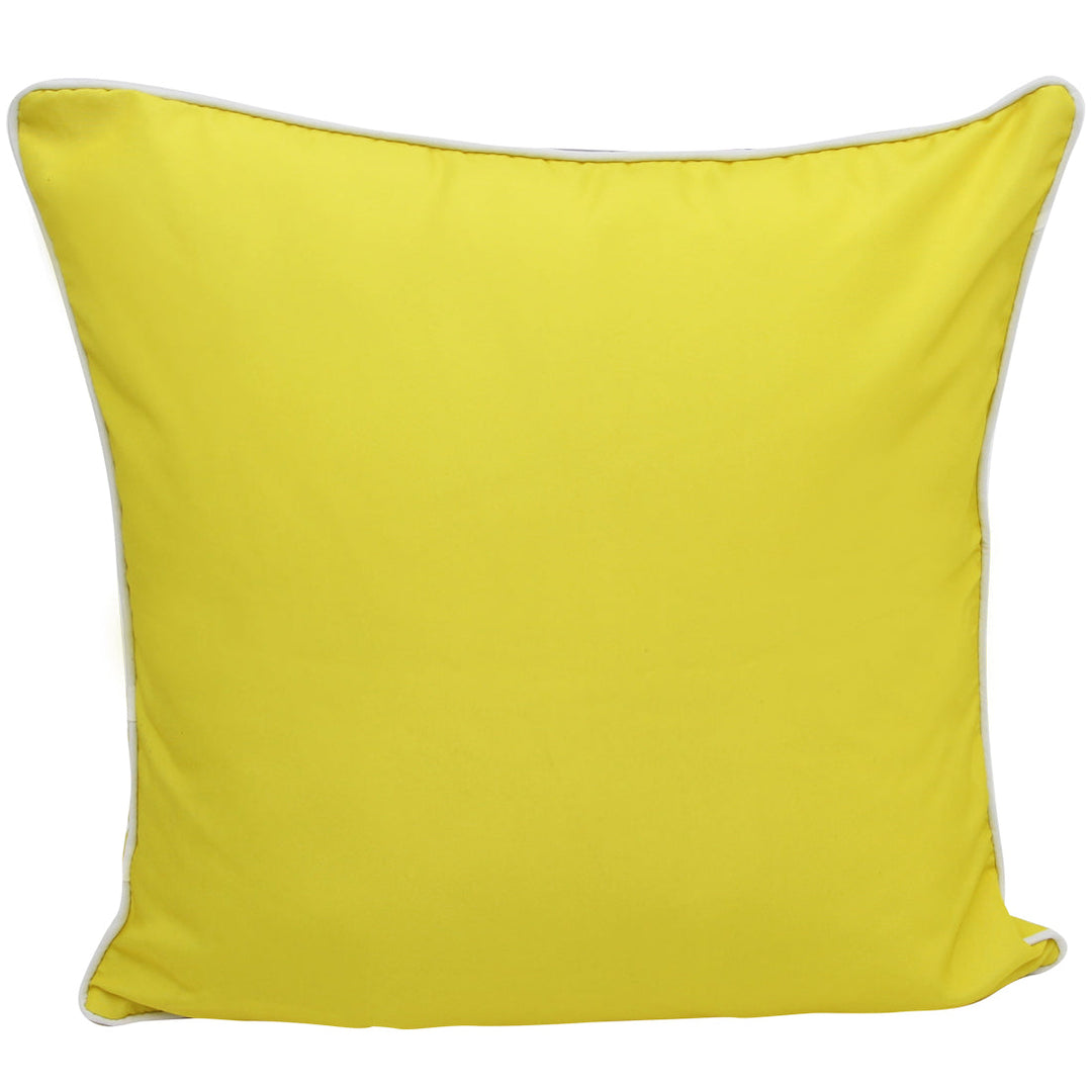 Blazing yellow outdoor cushion