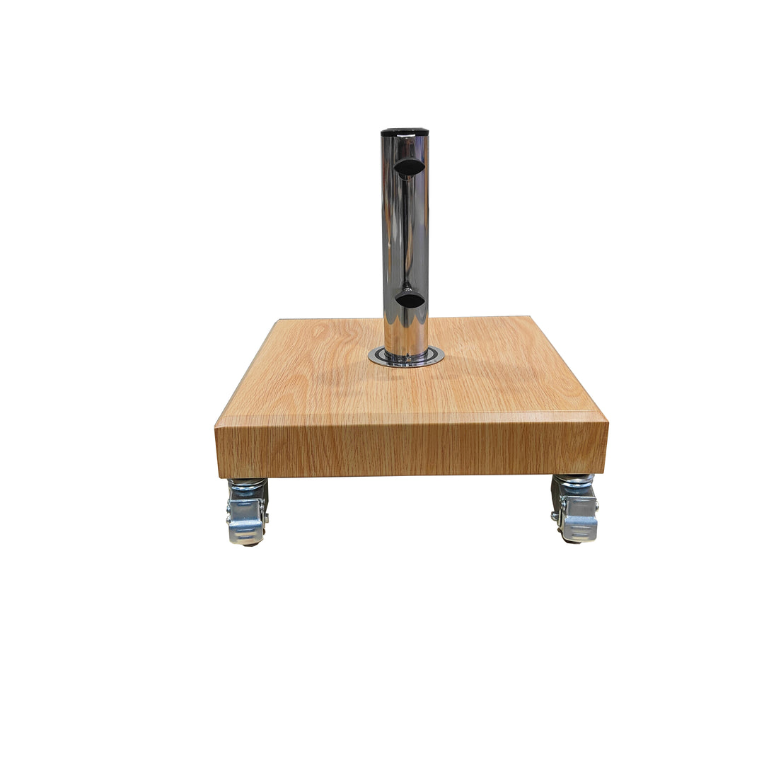 25kg "timber-look"  Aluminium umbrella base - Billy Fresh
