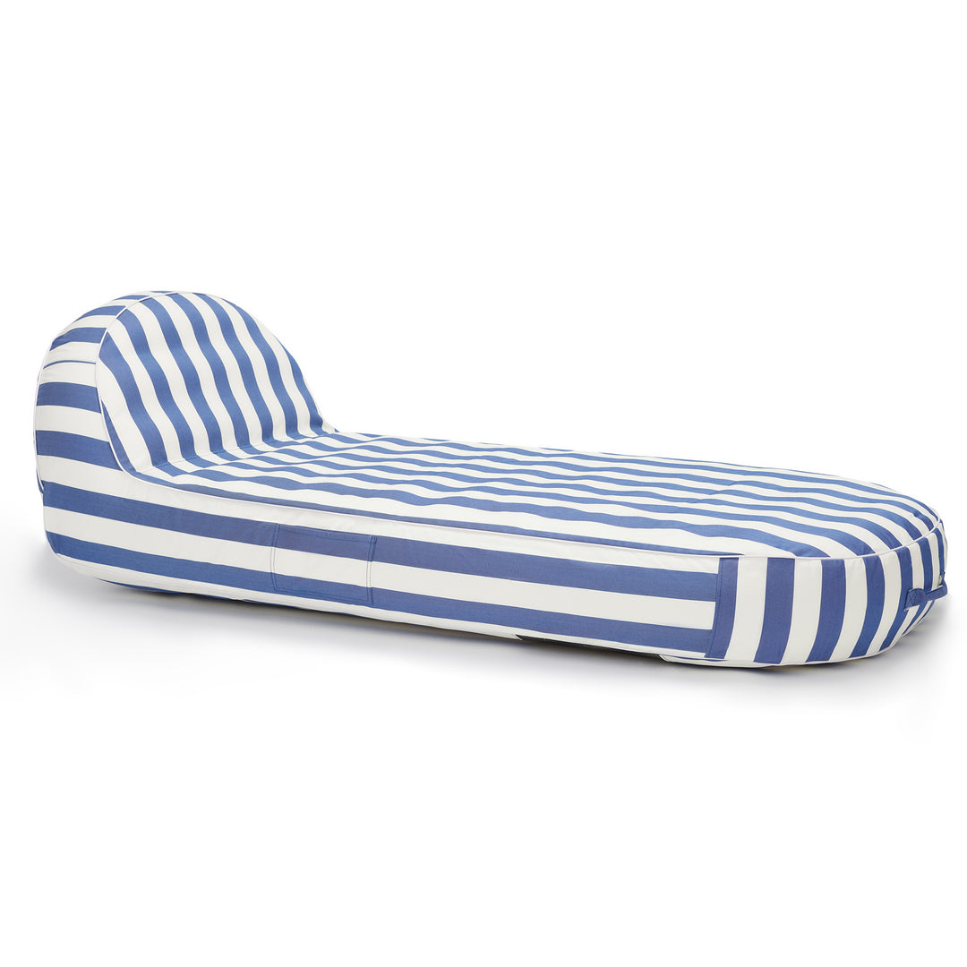 Sierra Inflatable Daybed - Navy &amp; White Stripe