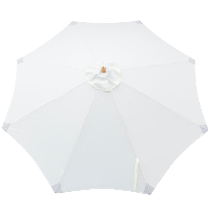 3m Deluxe Bamboo Umbrella with Cover - Cream