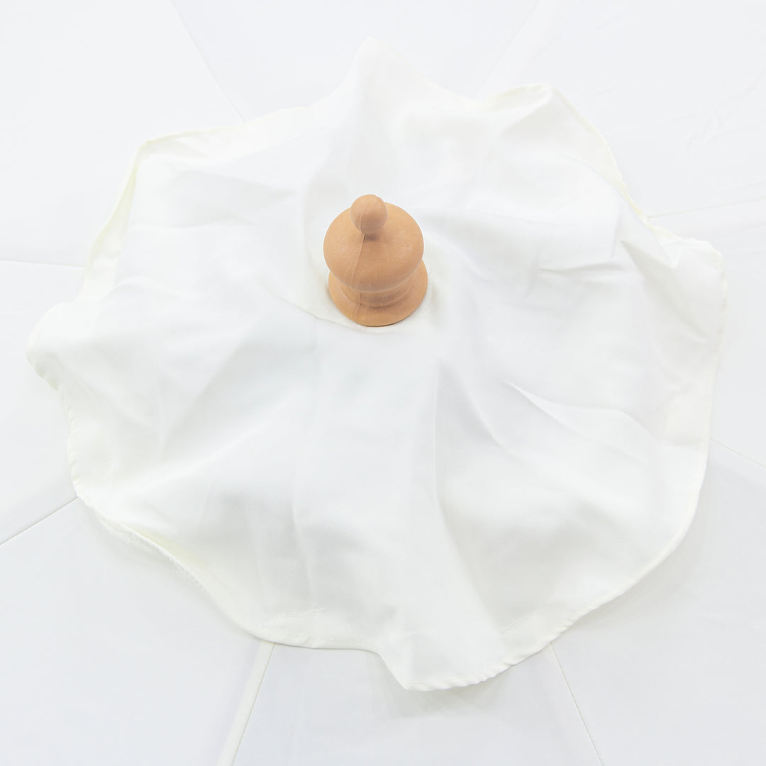 3m Deluxe Bamboo Umbrella with Cover - Cream